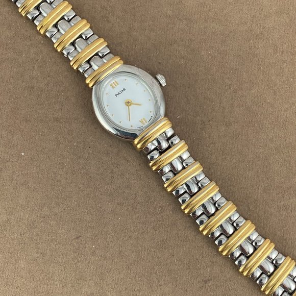 Vintage Pulsar Quartz Dual Tone Gold and Silver Tone Watch - Picture 4 of 9